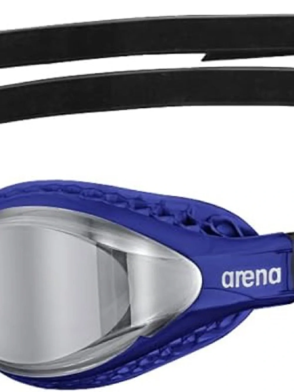 Arena Unisex Adult Air-Speed Mirror Anti-Fog Racing Swim Goggles Blue/Black